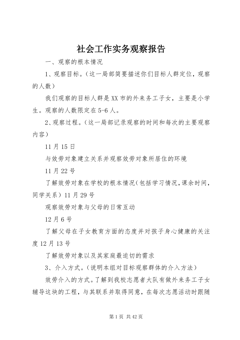 2023年社会工作实务观察报告.docx_第1页