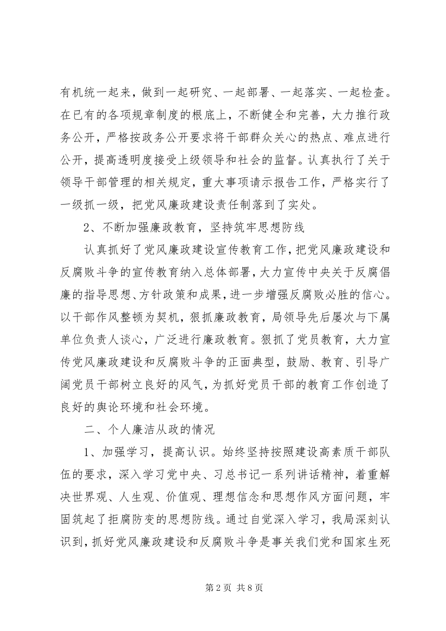 2023年廉洁自律自查报告.docx_第2页