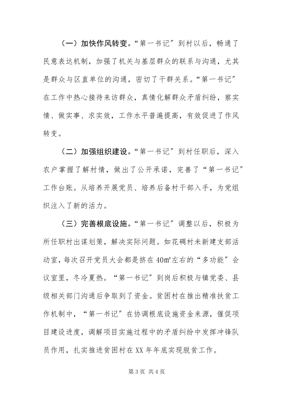 2023年第一书记管理自查报告.docx_第3页