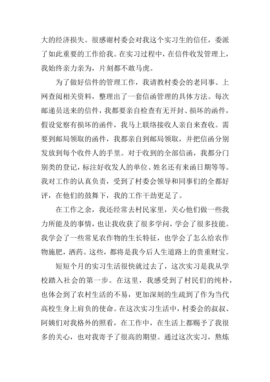 2023年村委会顶岗实习报告.docx_第2页