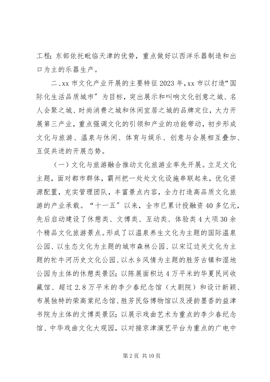 2023年市文化产业发展的调研报告.docx_第2页