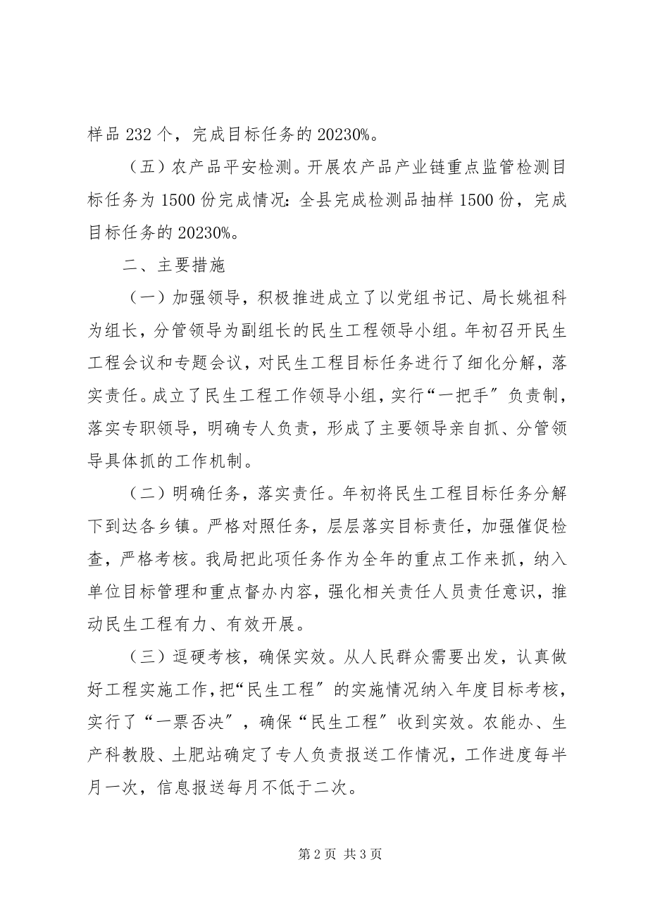 2023年县农业局民生工程工作总结报告.docx_第2页