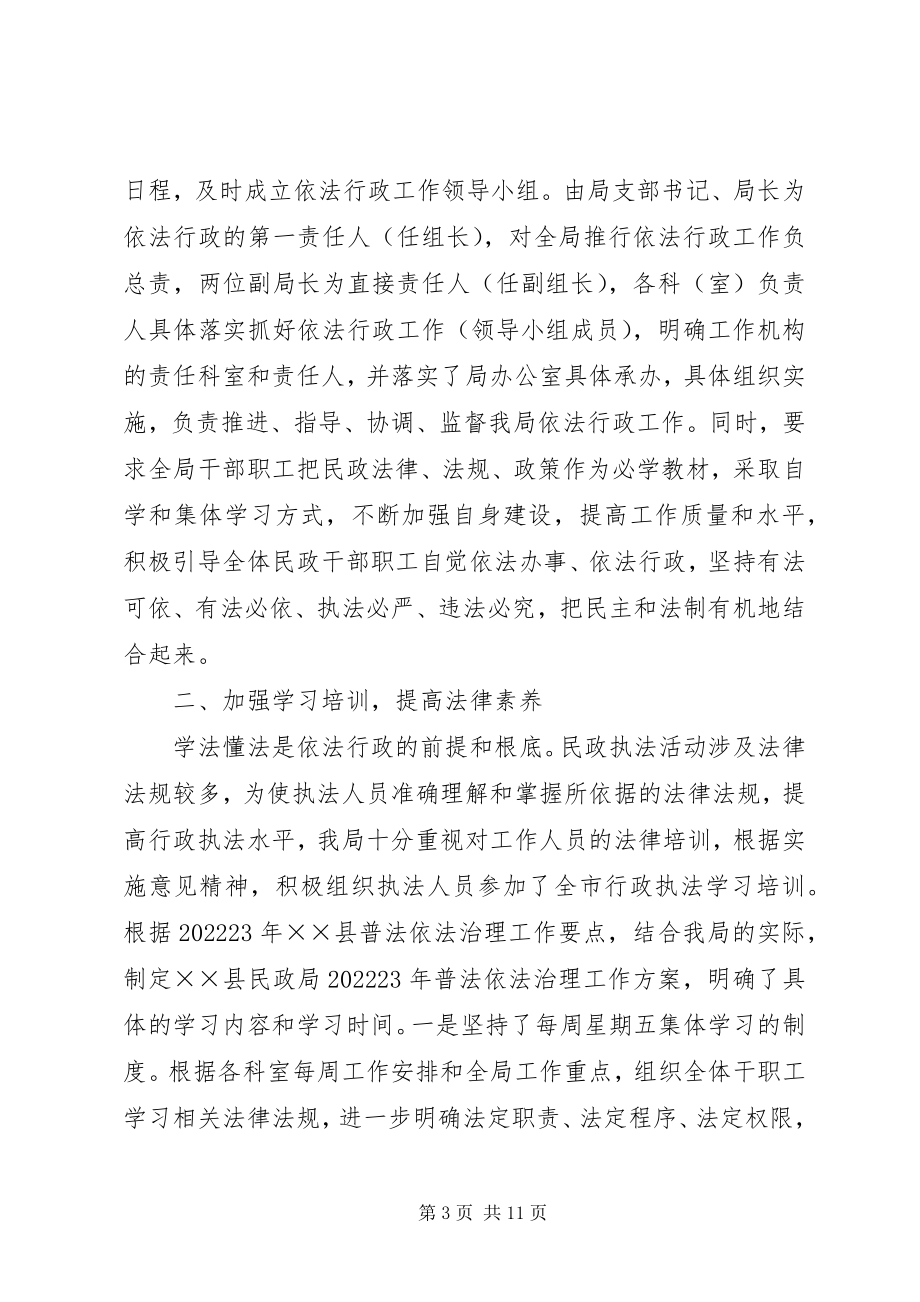 2023年民政行政自查工作报告.docx_第3页