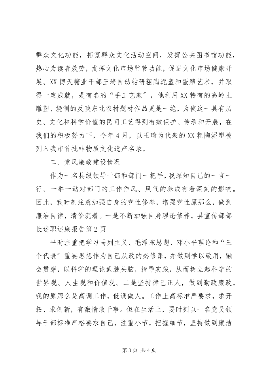 2023年县宣传部部长述职述廉报告.docx_第3页