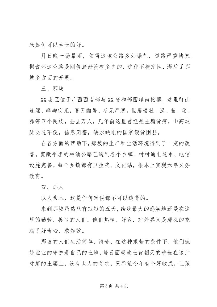 2023年团旗飘扬耀边境暑假社会实践活动报告.docx_第3页