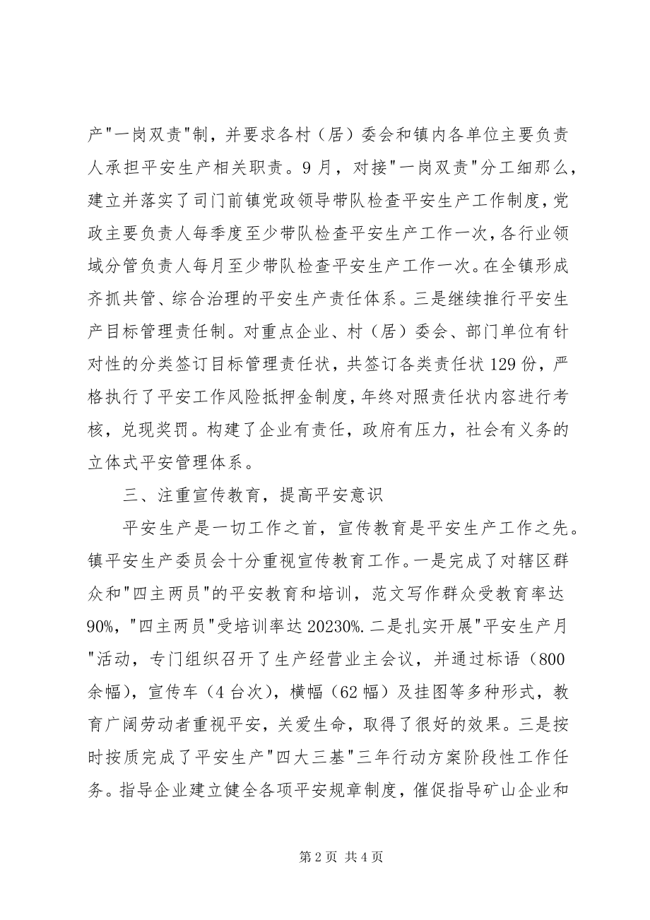 2023年镇安监站度安全生产工作自评报告.docx_第2页