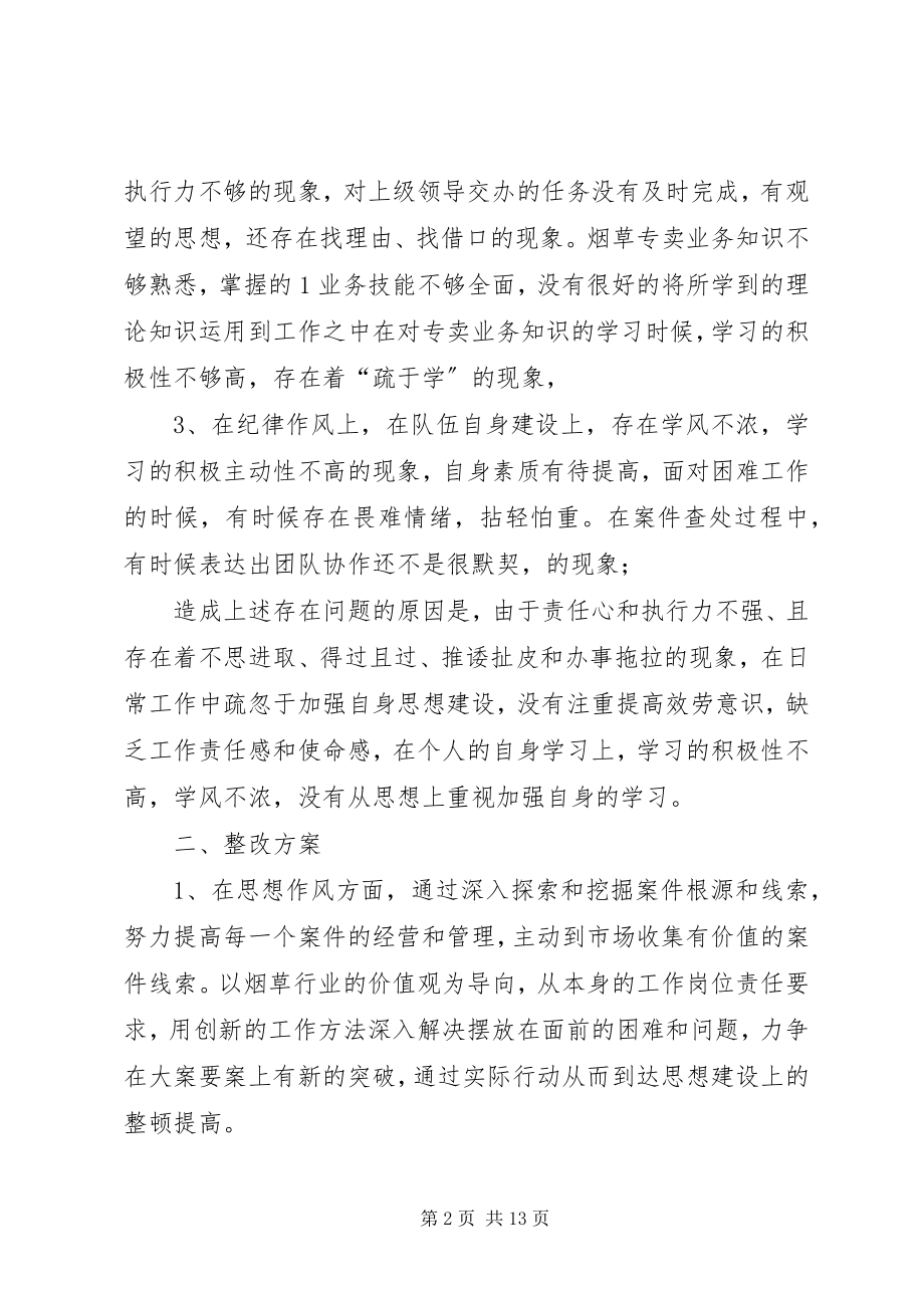 2023年思想作风纪律整顿个人分析报告.docx_第2页