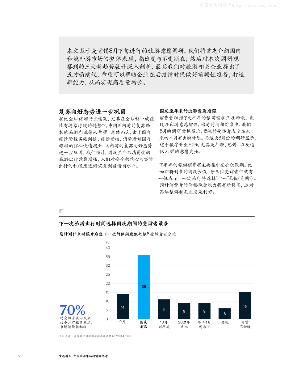 麦肯锡-旅游行业重返增长：中国旅游市场的前瞻思考-20209.pdf_第2页