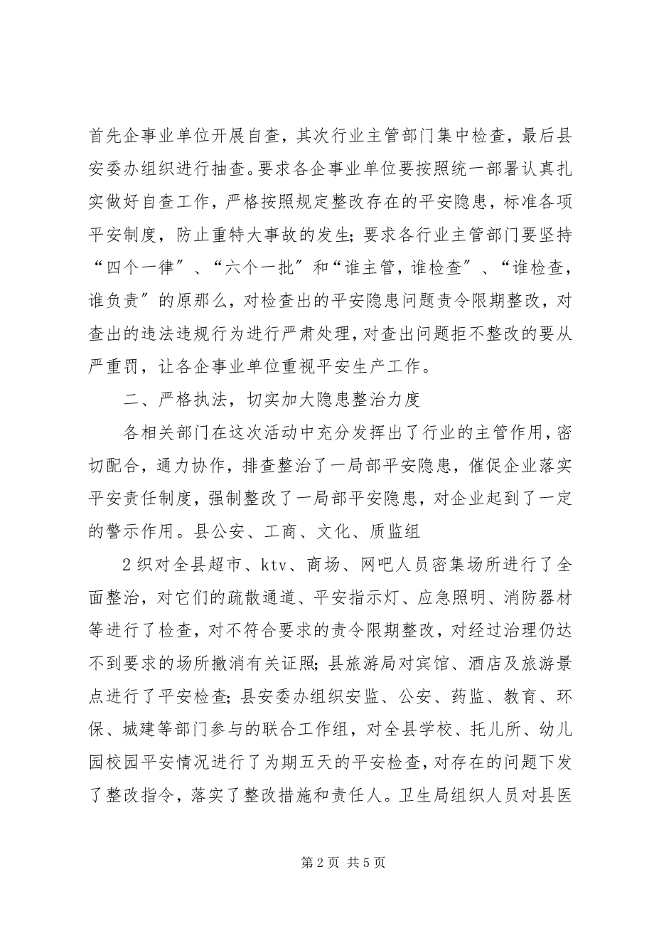 2023年开展人员密集场所安全检查工作情况的报告.docx_第2页