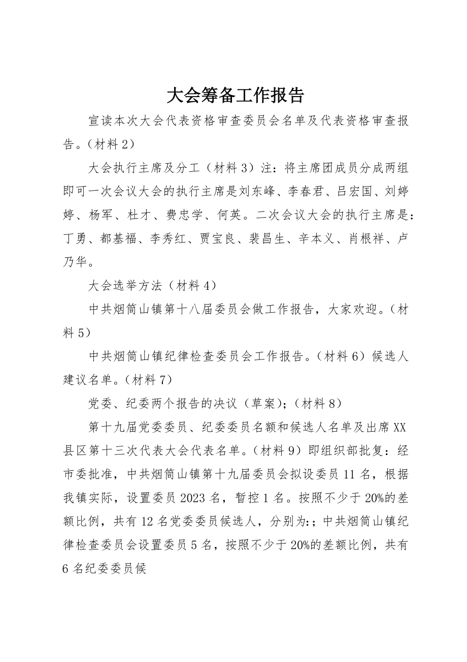 2023年大会筹备工作报告.docx_第1页