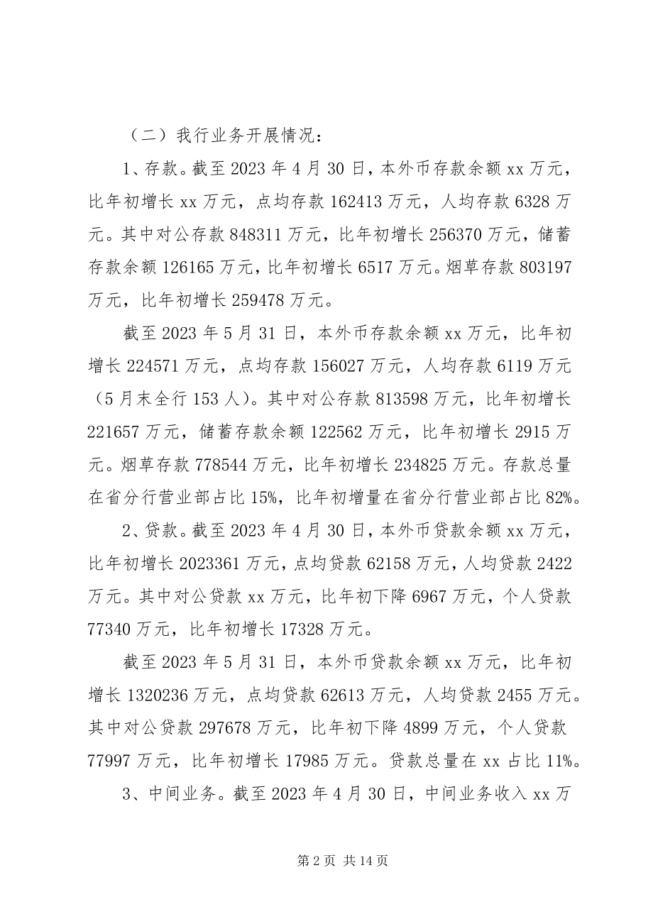 2023年支行关于重点城市行业务发展的调研报告.docx_第2页