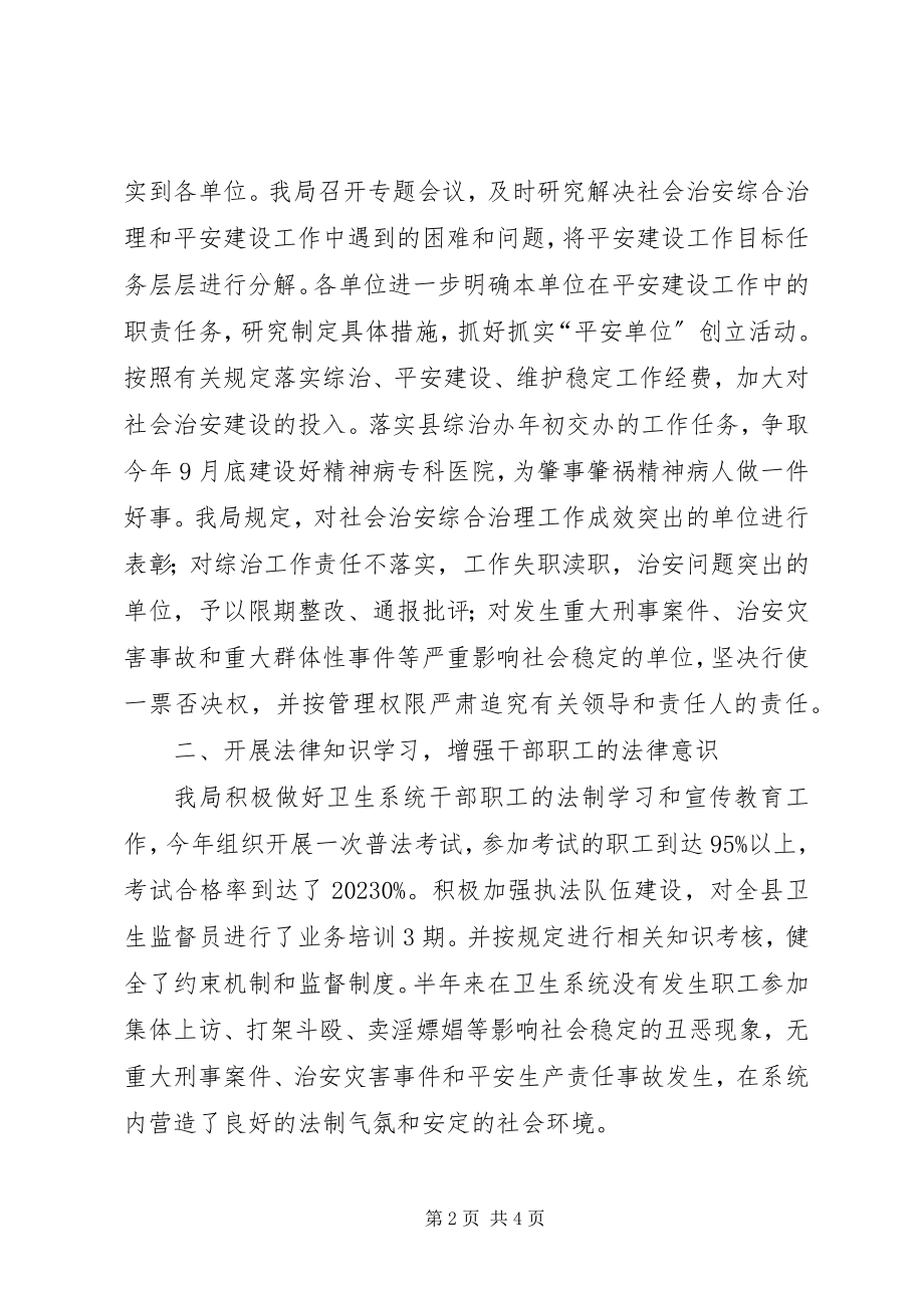 2023年卫生系统上年整治工作报告.docx_第2页