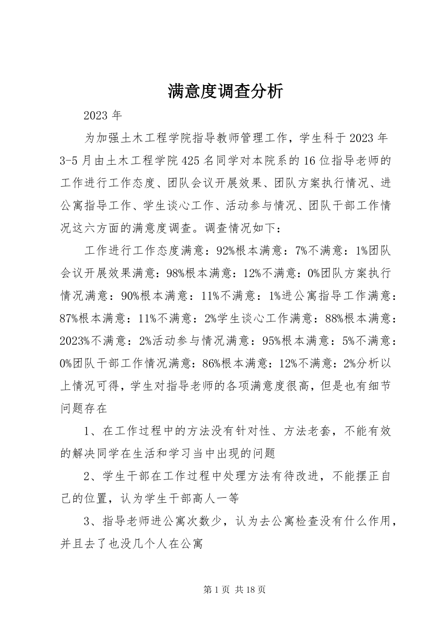 2023年满意度调查分析.docx_第1页