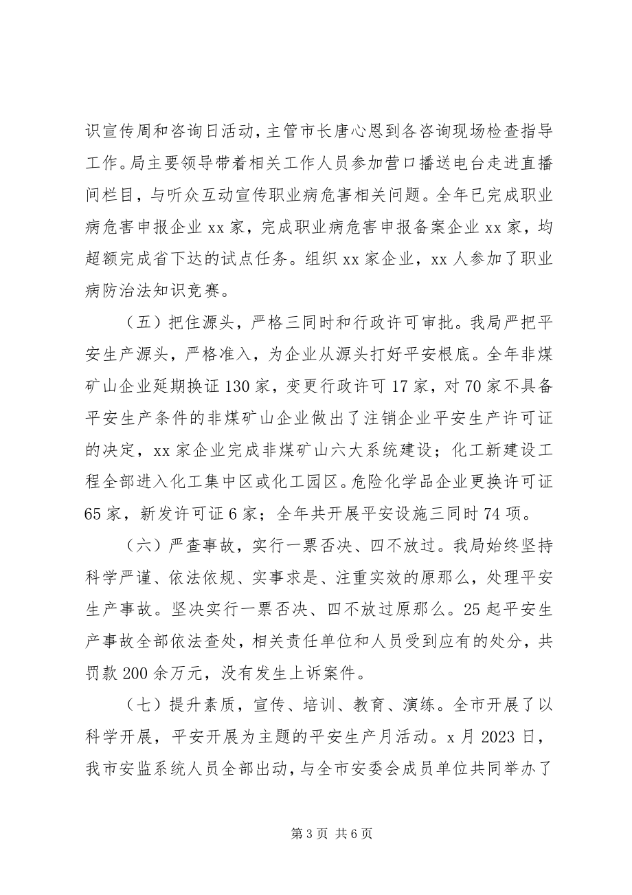 2023年市安监局终工作总结报告.docx_第3页