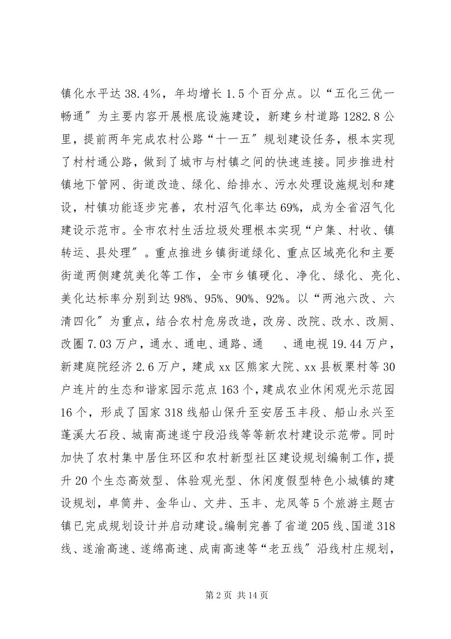 2023年市小城镇建设的调研报告.docx_第2页