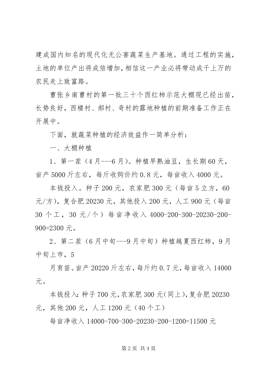 2023年蔬菜基地分析报告.docx_第2页