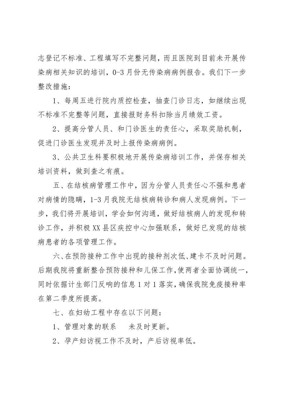 2023年第一季度公卫督导检查有关问题的整改报告新编.docx_第2页