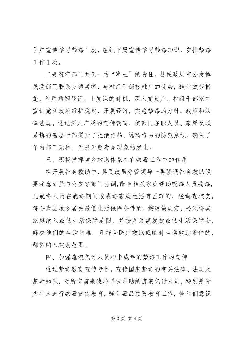 2023年民政局局长禁毒工作述职报告.docx_第3页