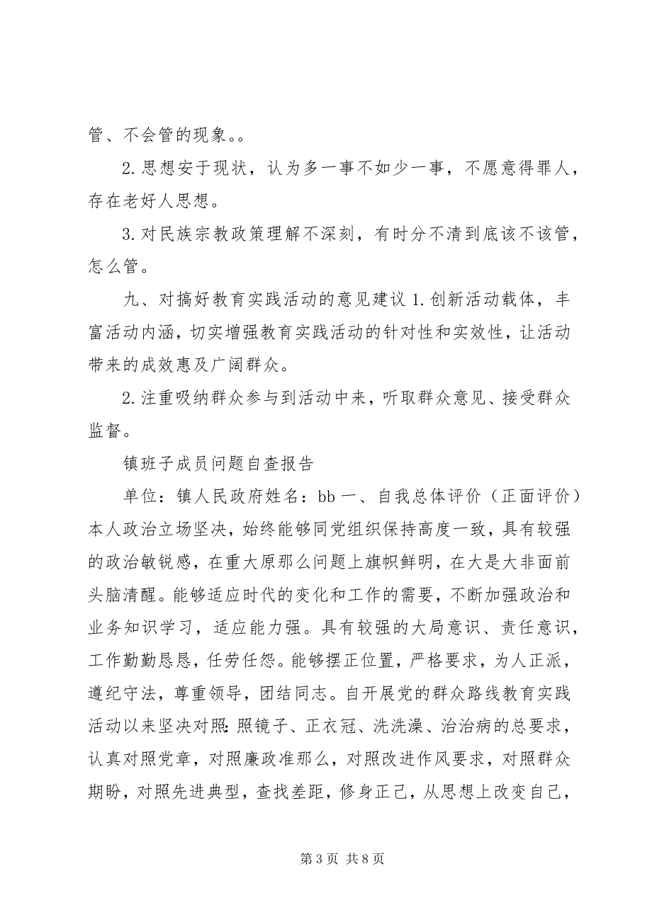 2023年班子成员问题自查报告新编.docx_第3页