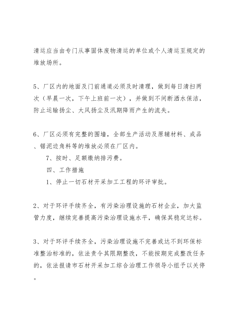 2023年石材行业环境整治实施方案.doc_第2页