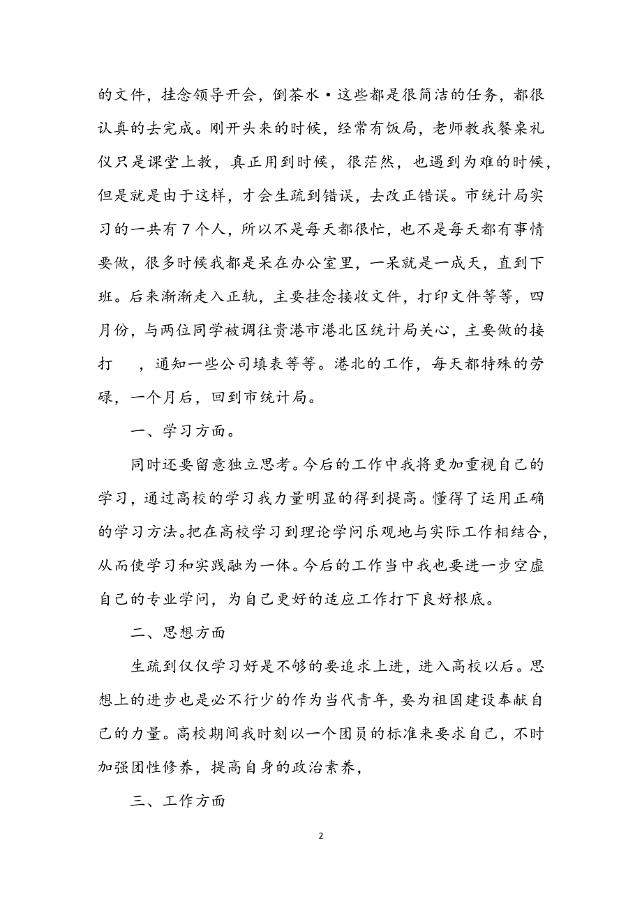 2023年统计局实习个人工作报告.docx_第2页