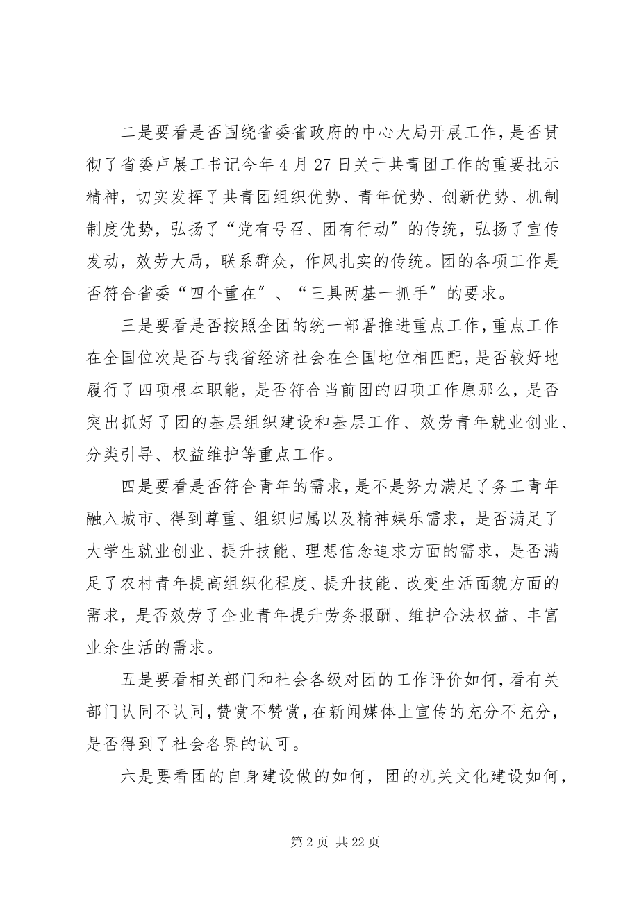 2023年在团委工作总结分析会上的致辞.docx_第2页