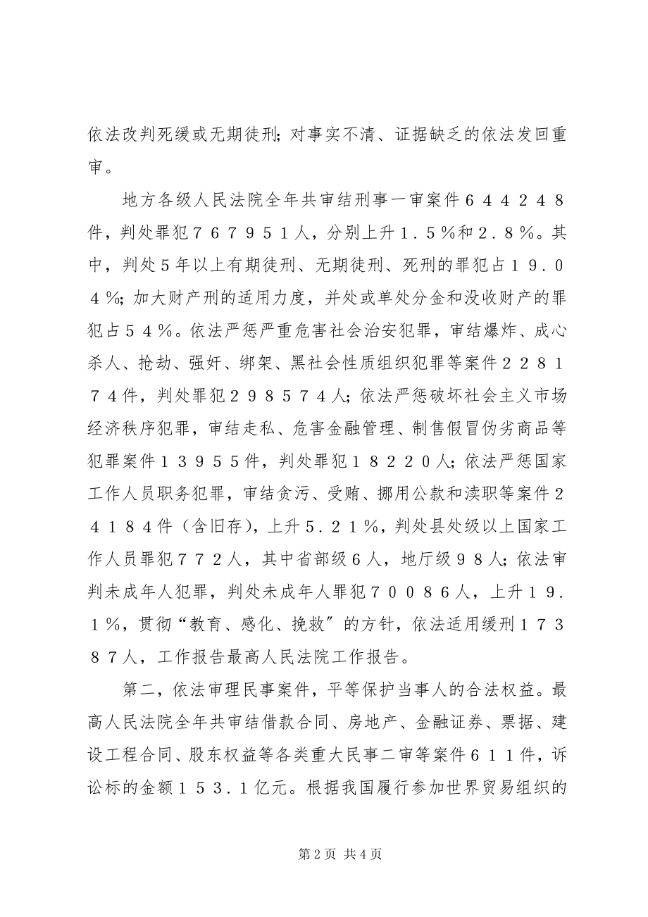 2023年最高人民法院工作报告全文及附件发布.docx_第2页