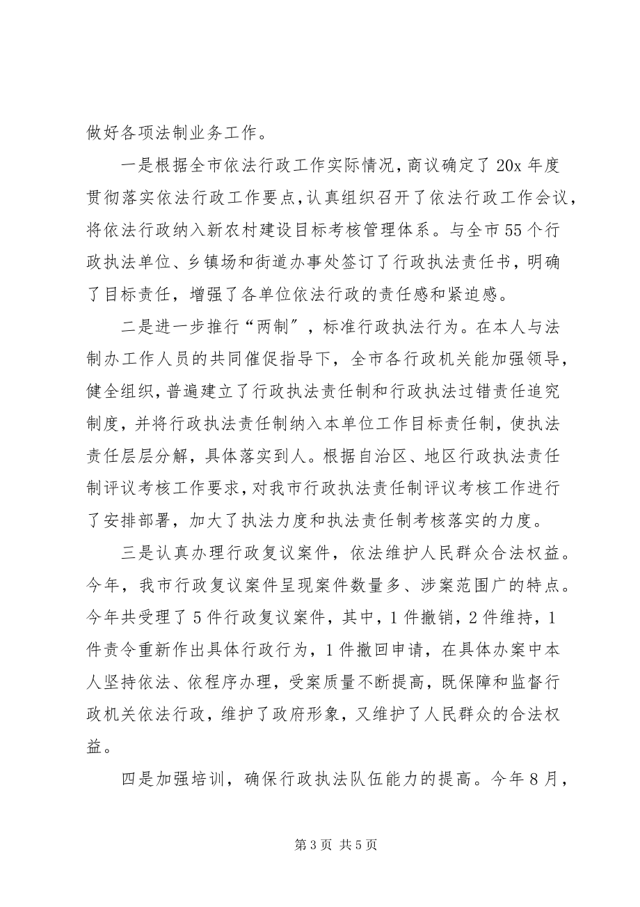 2023年政府法制办副主任述职述廉报告.docx_第3页