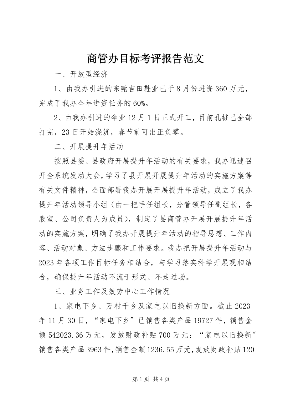 2023年商管办目标考评报告2.docx_第1页