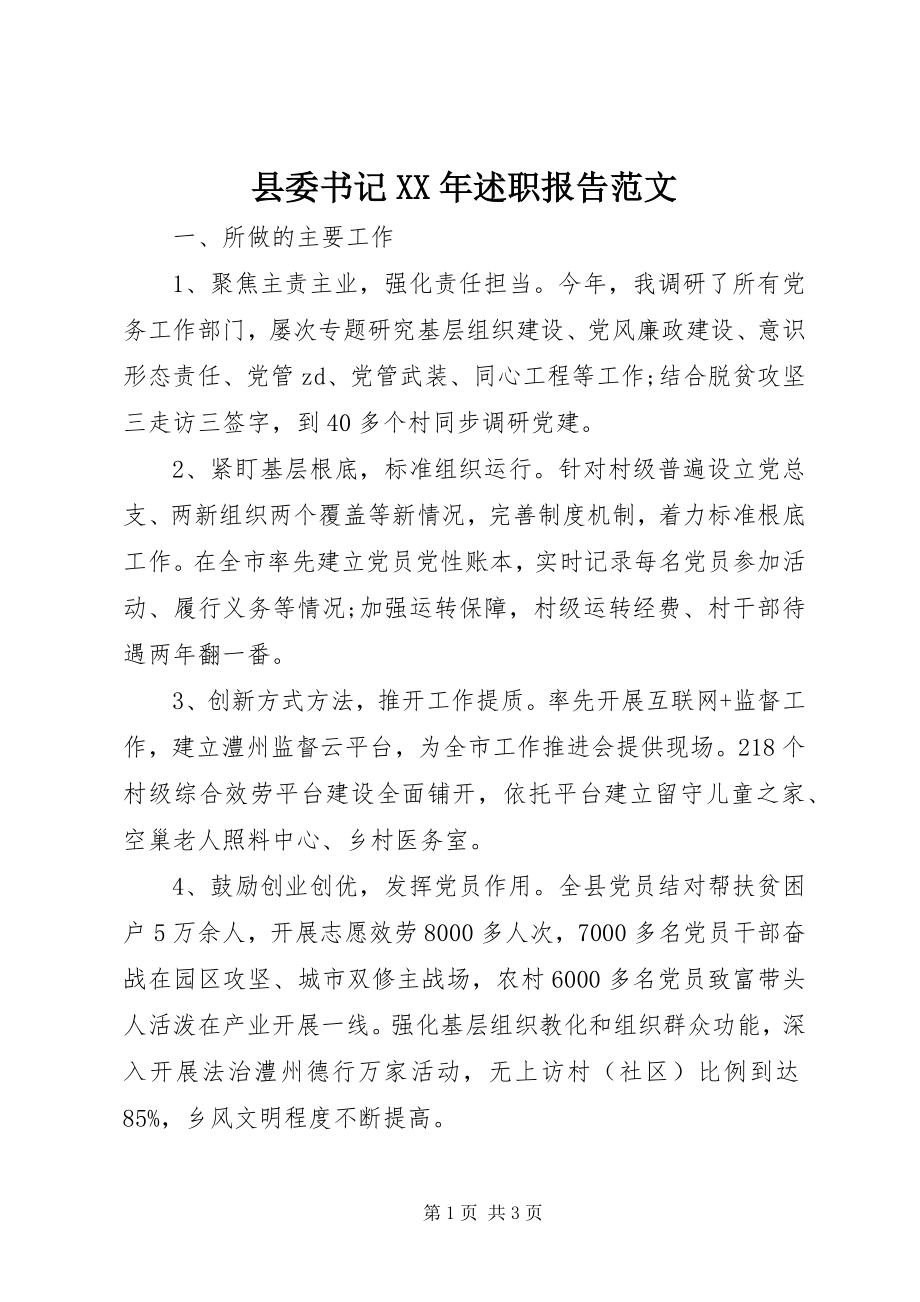 2023年县委书记述职报告3.docx_第1页