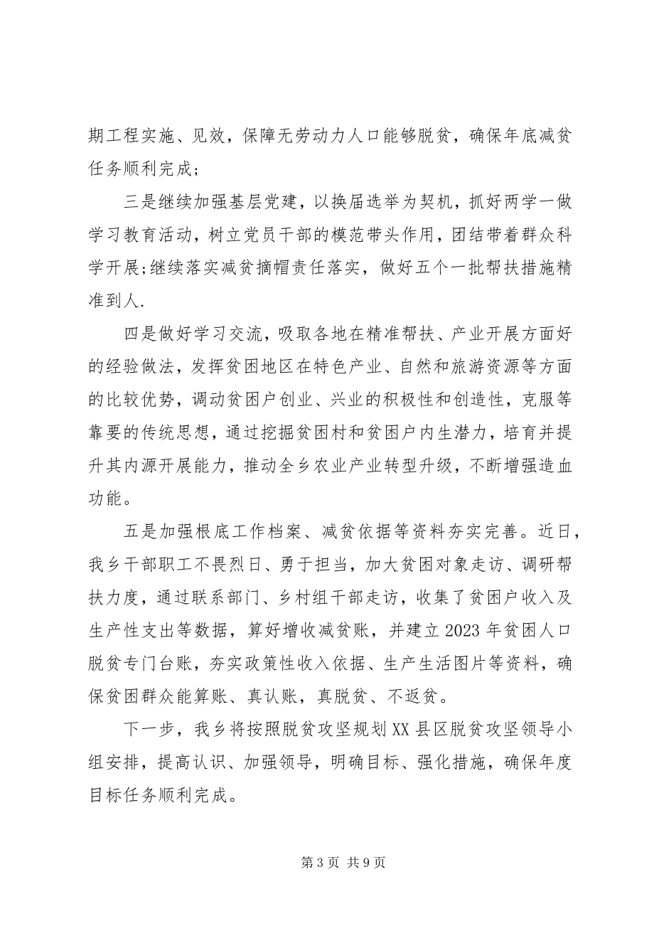 2023年脱贫攻坚存在问题整改报告.docx_第3页