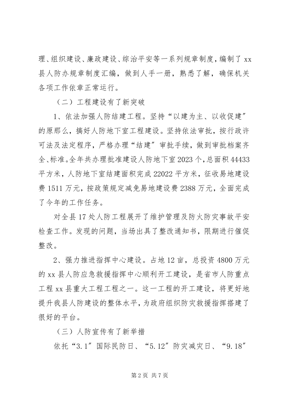 2023年县人防办工作总结报告.docx_第2页