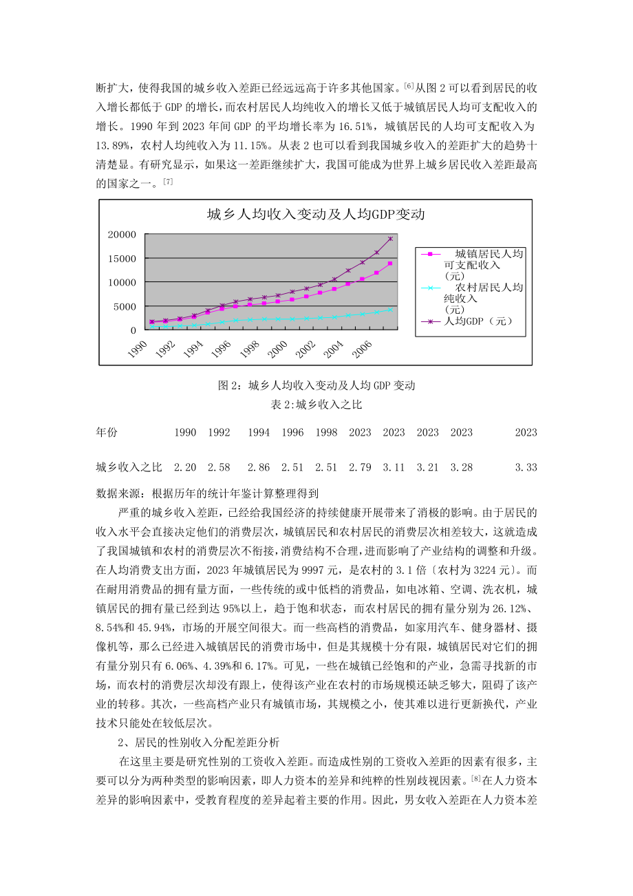 2023年基于居民收入分配差距分析的我国增长方式转变对策研究2.doc_第3页