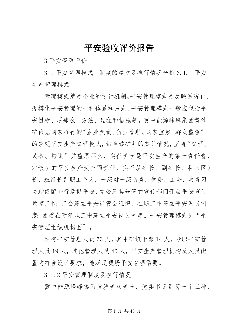 2023年安全验收评价报告新编.docx_第1页