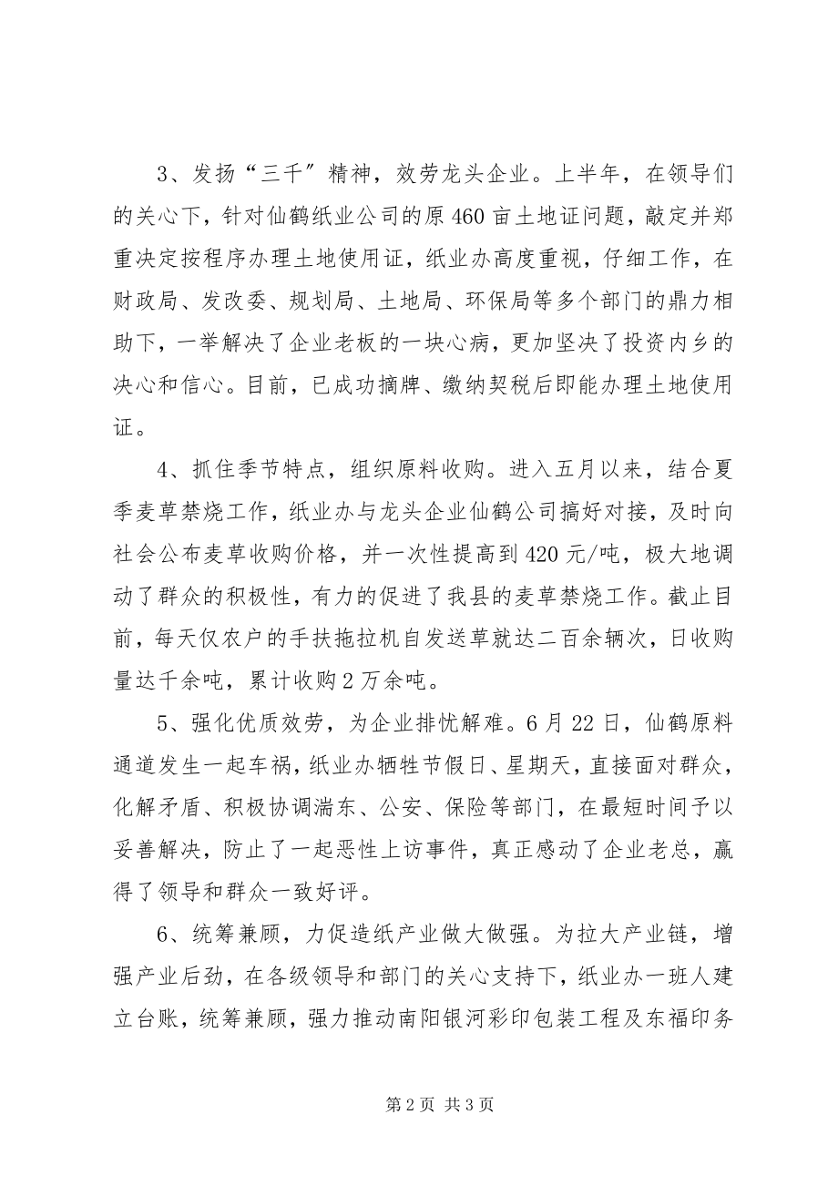 2023年县纸业办工作报告.docx_第2页