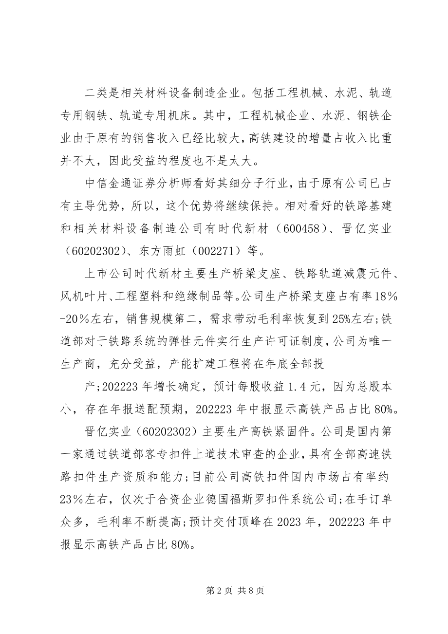 2023年铁路运输行业研究报告内容摘要.docx_第2页