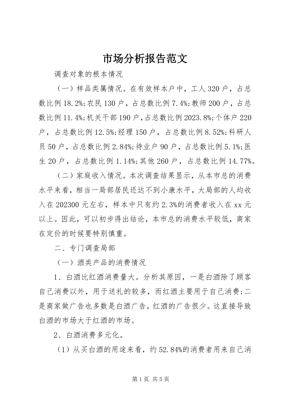 2023年市场分析报告.docx_第1页