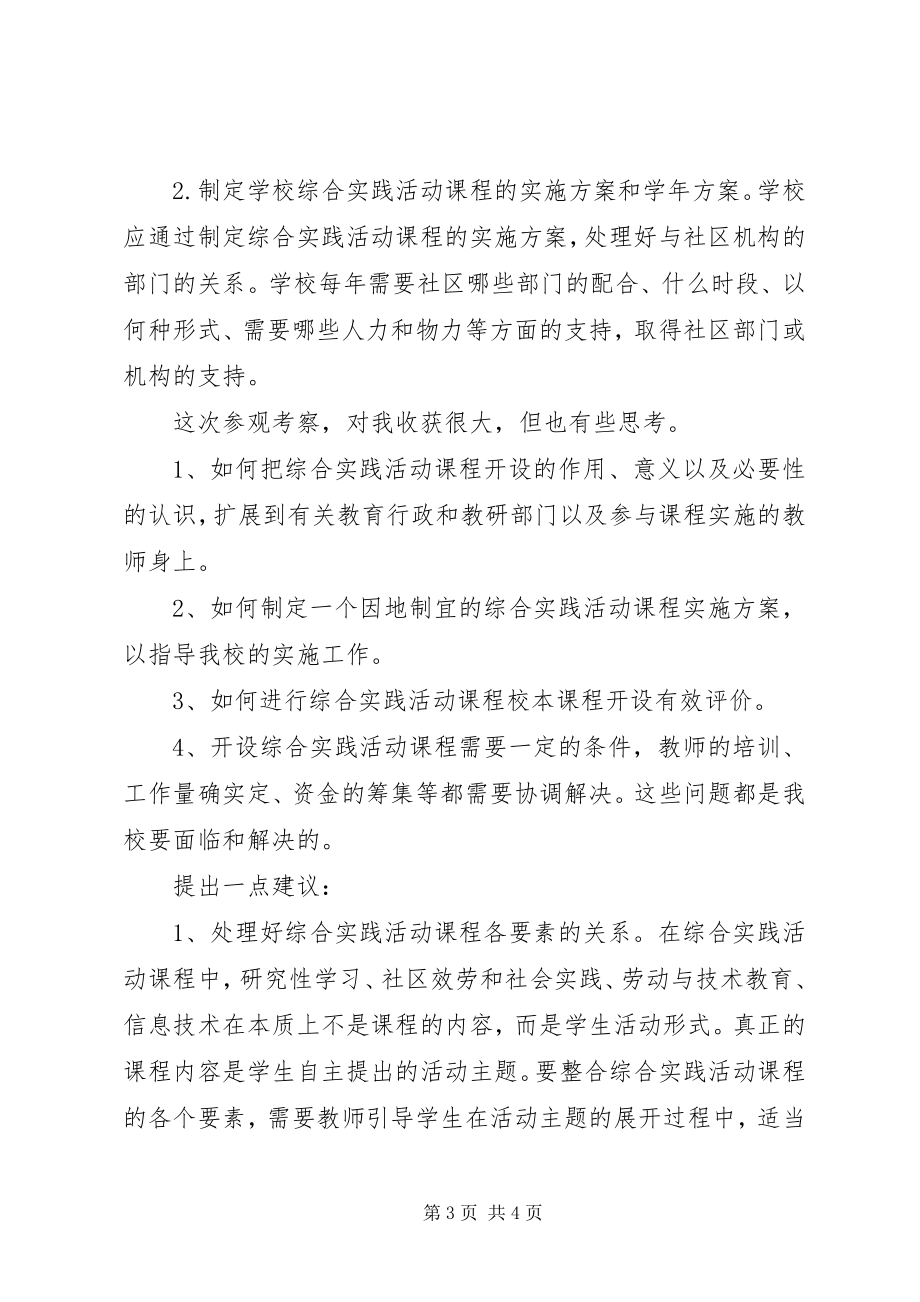 2023年小学综合实践活动学习考察报告.docx_第3页