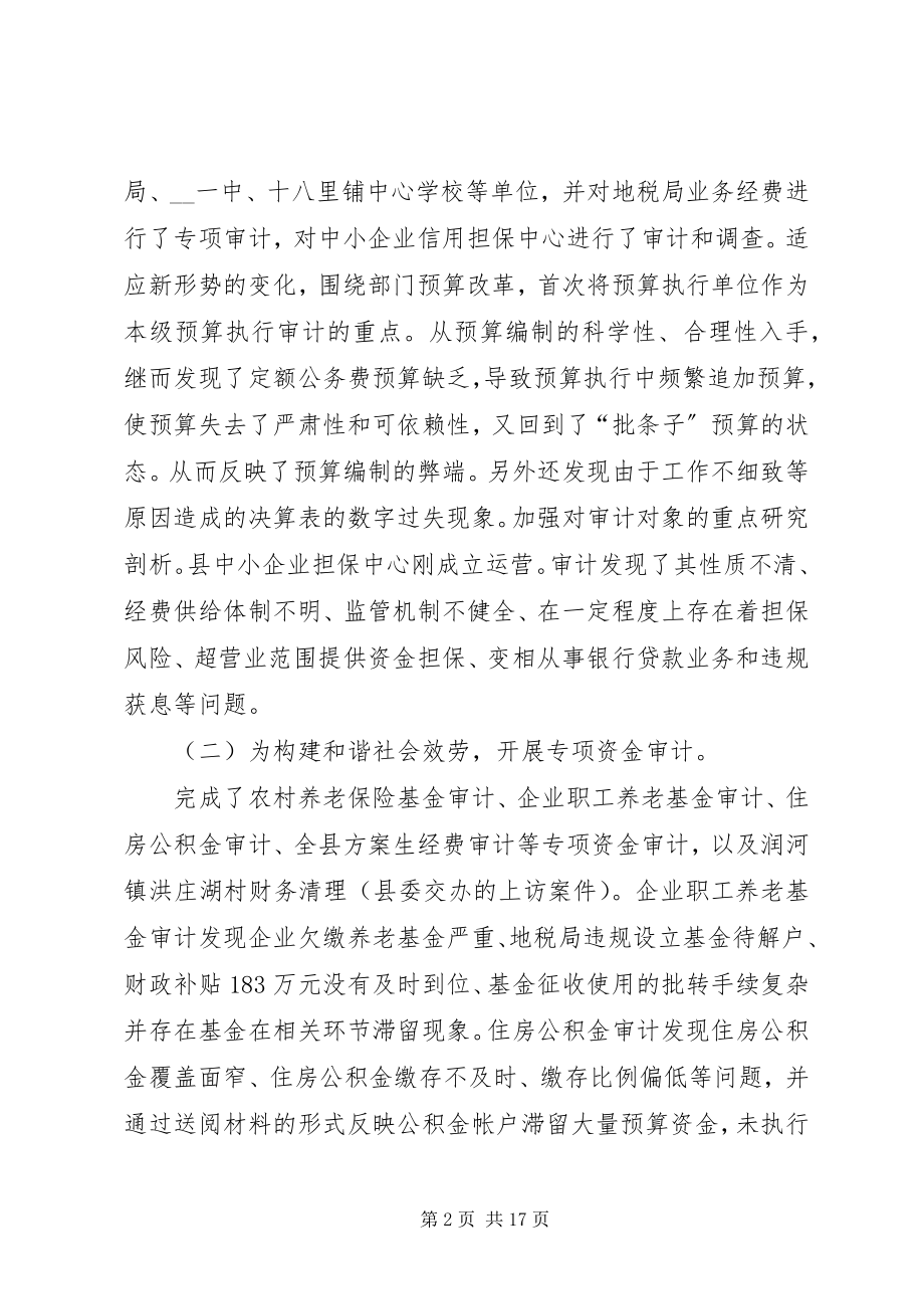 2023年审计局工作总结的报告.docx_第2页