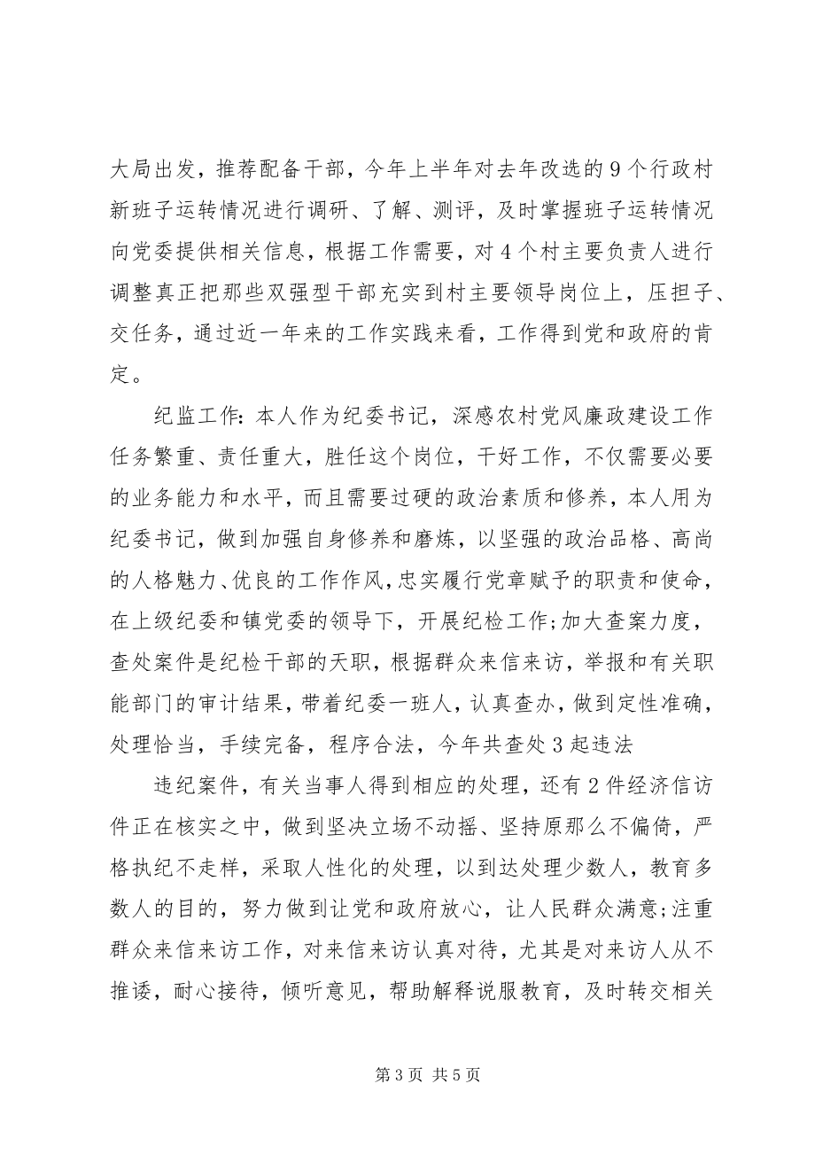 2023年纪委书记个人工作述职报告.docx_第3页