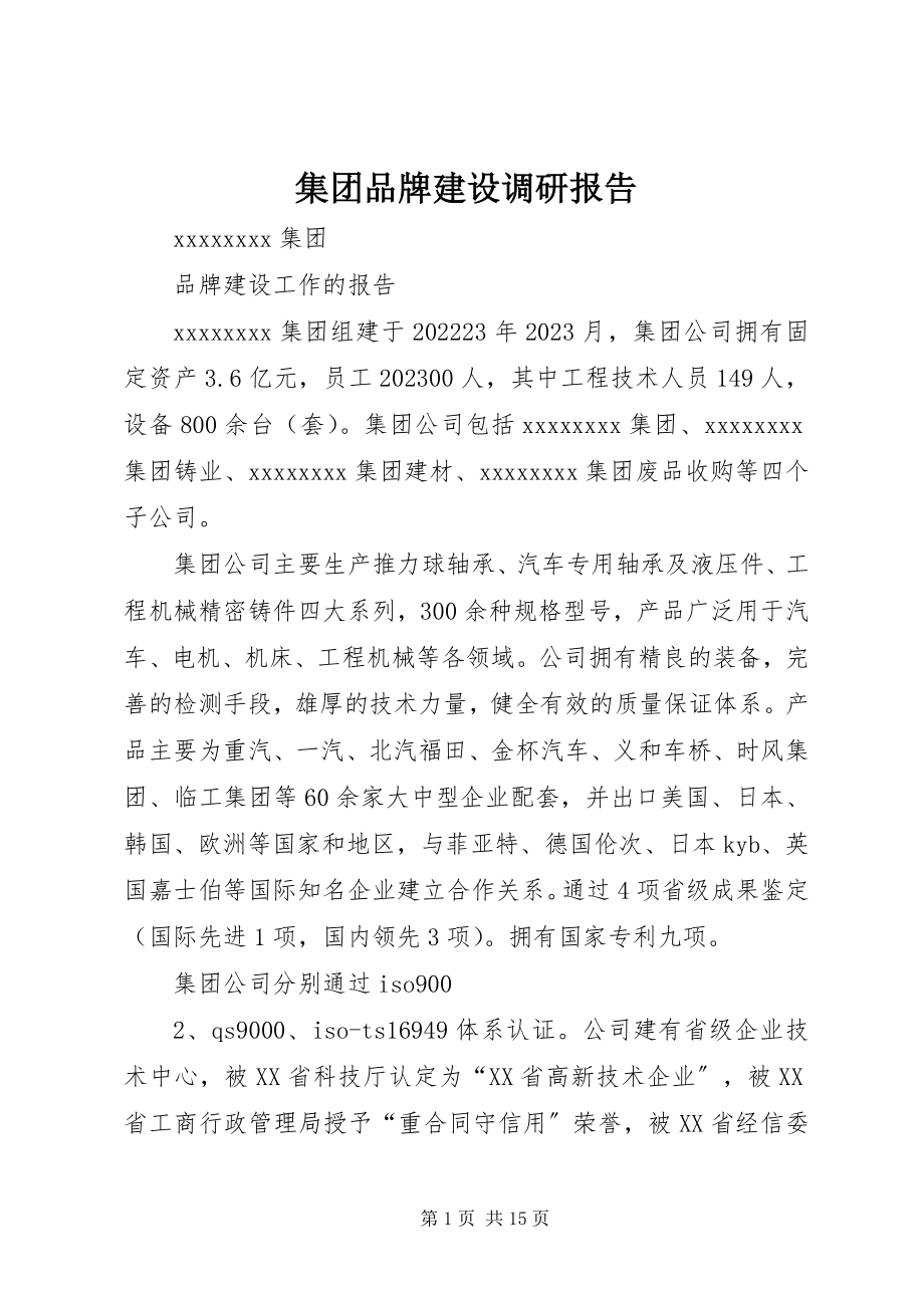 2023年集团品牌建设调研报告.docx_第1页