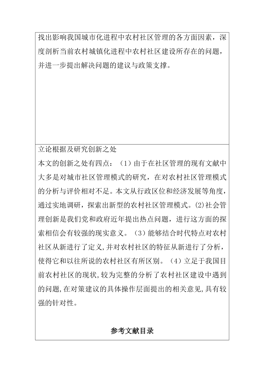 海市城乡一体化进程中农村社区管理的研究——以 某某社区为例 开题报告行政管理专业.doc_第2页