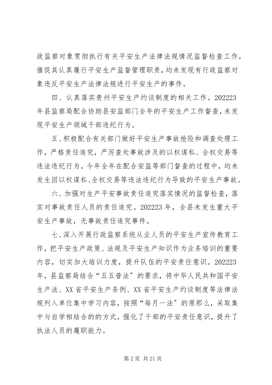 2023年安全督察自查报告新编.docx_第2页