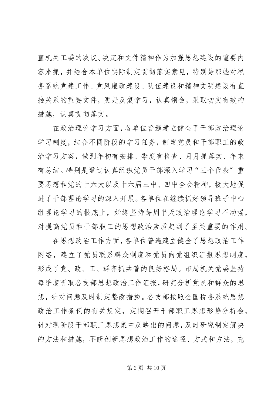 2023年对基层党组织工作目标管理自查考核的情况报告.docx_第2页