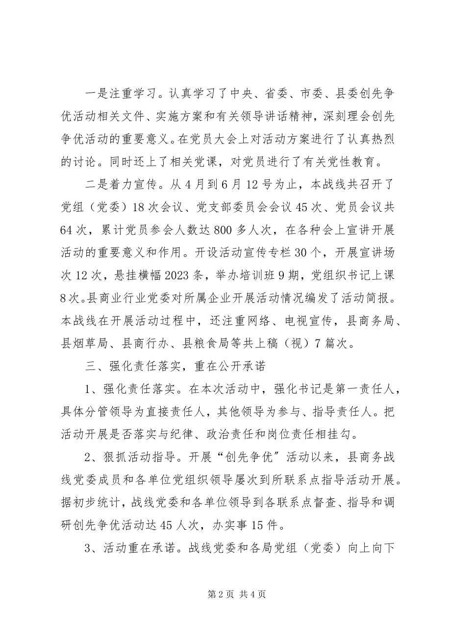 2023年商务战线委员会创先争优督查情况报告.docx_第2页