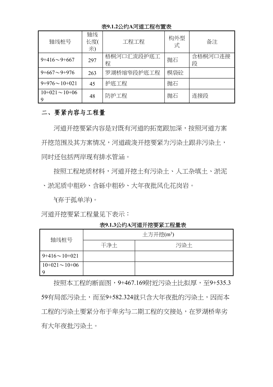 2023年建筑行业深圳河第三期疏浚工程施工组织设计.docx_第2页