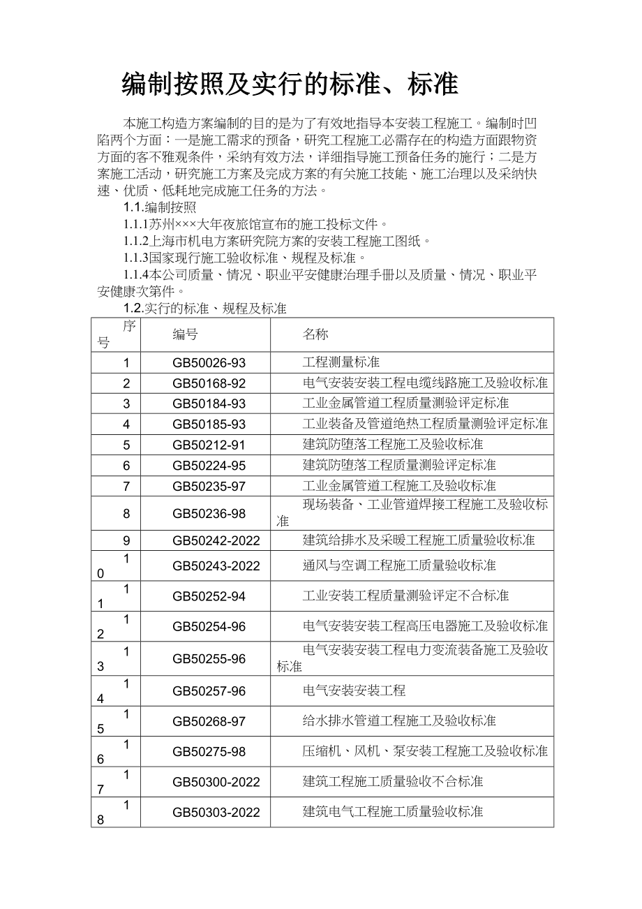 2023年建筑行业苏州某酒店机电设备安装施工组织设计.docx_第2页