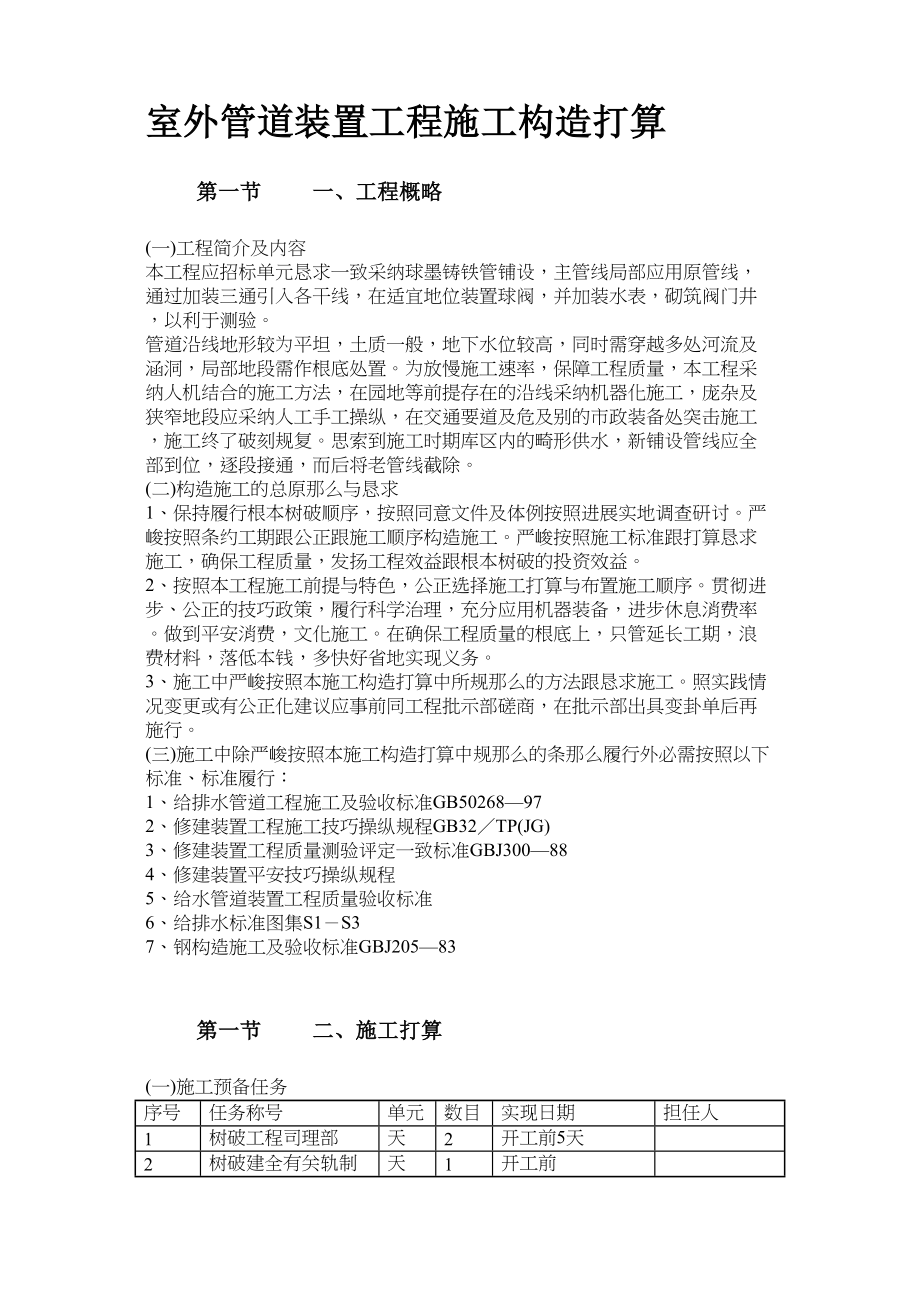 2023年建筑行业市政给水管道施工组织设计.docx_第2页