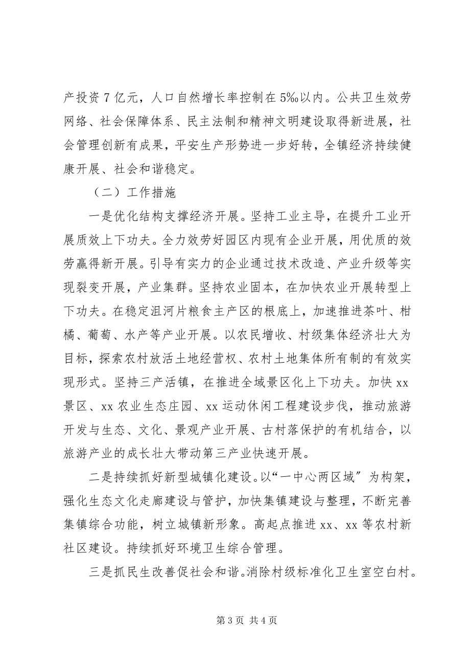 2023年镇经济形势分析会汇报材料.docx_第3页