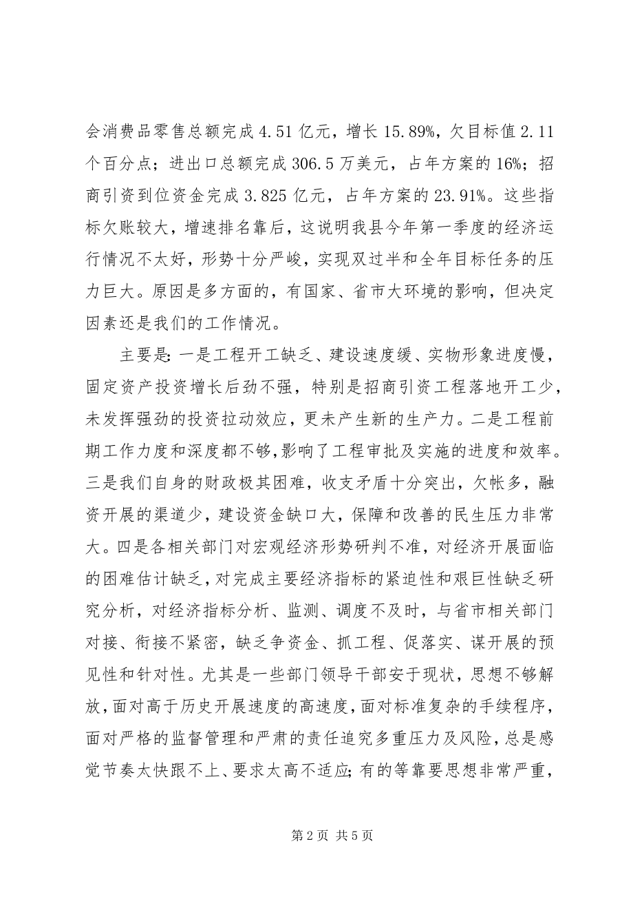 2023年经济运行分析调度会致辞的提纲.docx_第2页